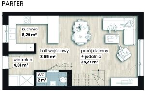 Apartamenty Nad Rzeką - parter