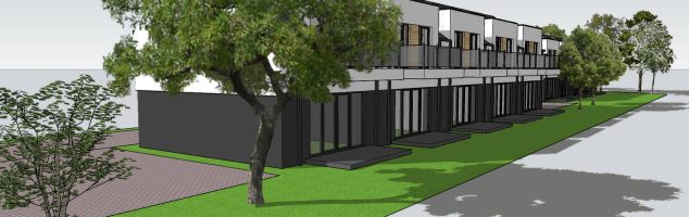 Domy szeregowe 80 m² z ogródkiem i miejscem postojowym - październik 2022